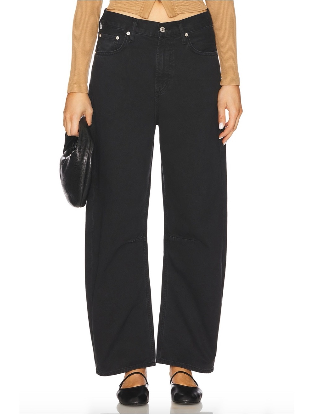 Citizens of Humanity Miro Relaxed Jeans Washed Black